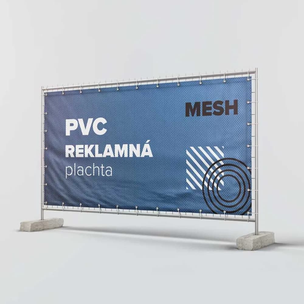 PVC plachty MESH děrované