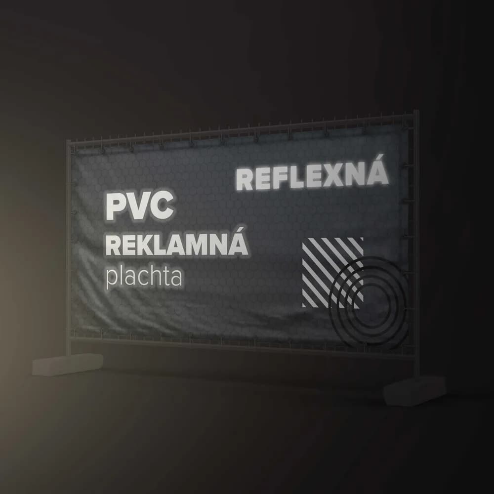 PVC reflexní plachty