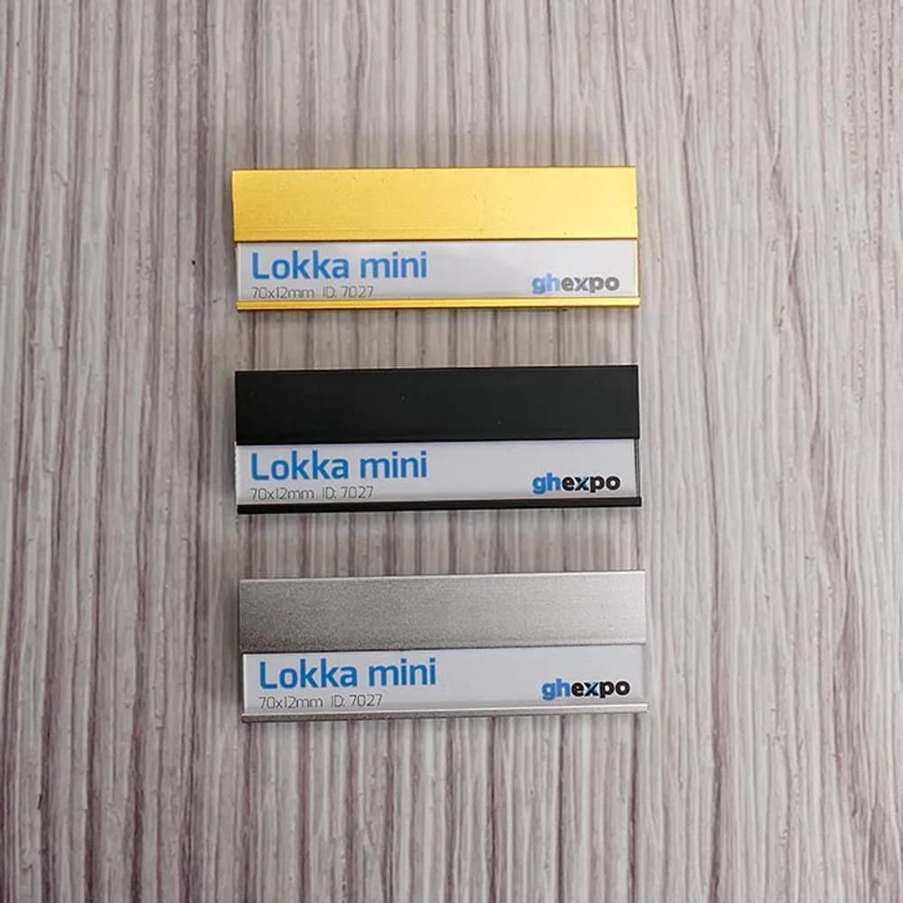 Magnetická jmenovka na oblečení Lokka MINI.
